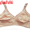 Seamless Lace Bra For Large Bust Full Coverage Wireless Minimizer With Cotton Comfort 6