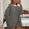 WomenS Oversized Striped TShirt 95 Cotton Long Sleeve Vintage Casual Top 0