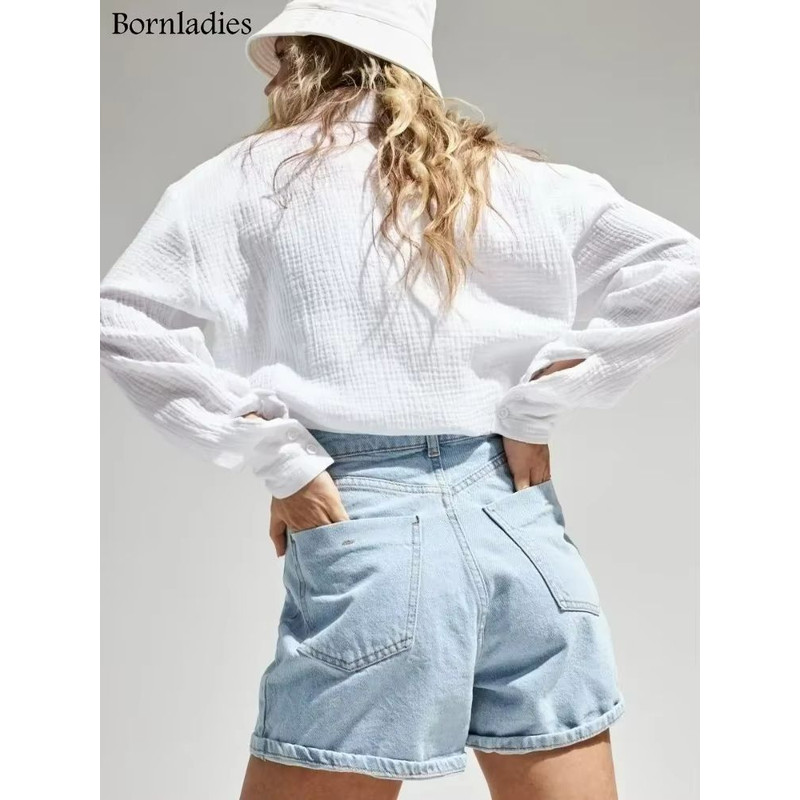 BreezeCotton Womens Long Sleeve Shirt Lightweight Stylish 100 Cotton Comfort 2