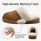 Winter Fuzzy Women Slippers Indoor Outdoor Soft Fluffy Suede House Shoes With Antiskid Sole 3