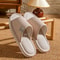 Mens Non Slip Linen House Slippers Soft Sole Indoor Comfort Shoes For Spring And Summer 7