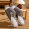 Mens Non Slip Linen House Slippers Soft Sole Indoor Comfort Shoes For Spring And Summer 8
