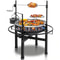 Heavy Duty Cast Iron Charcoal Grill Portable Tabletop BBQ Stove For Camping Picnic Cooking 0