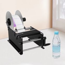 mt-30 manual round bottle labeling machine – compact label applicator for small businesses & packaging