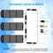 30W Portable Solar Charger TravelReady Foldable Solar Panel With USBC PD18W QC30 18V MC4 Outputs 5