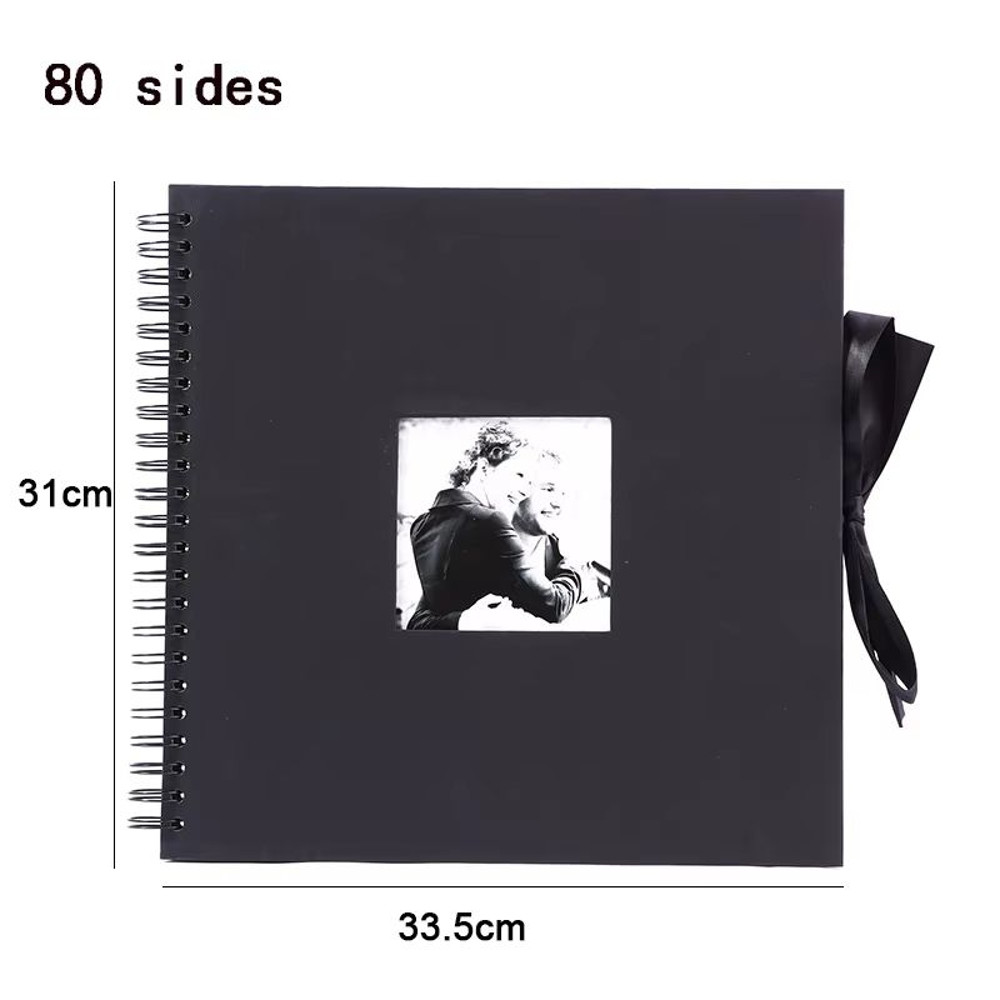 DIY Kraft Scrapbook Album ZK20 80Page Memory Book For Wedding Anniversary Creative Photo Gifts 11