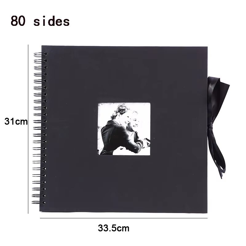 DIY Kraft Scrapbook Album ZK20 80Page Memory Book For Wedding Anniversary Creative Photo Gifts 11
