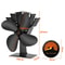 4Blade Heat Powered Stove Fan EcoFriendly Quiet Fireplace Fan For Efficient Wood Burner Heat Distr 7