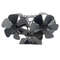 6Blade Heat Powered Stove Fan  Dual Silent Motors NonElectric Fireplace Fan With Thermometer  Brack 0