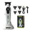 BRDCLIP FA1T Professional Hair Trimmer Green Electric Clipper With Gradient Finish Charger Stand 10