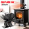 Mini 5Blade Heat Powered Stove Fan EcoFriendly Fireplace Fan For Wood Burners Silent Operation Ef 0