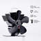 Mini 5Blade Heat Powered Stove Fan  EcoFriendly Fireplace Fan For Wood Burners Silent Operation  Ef 6