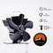 Mini 5Blade Heat Powered Stove Fan EcoFriendly Fireplace Fan For Wood Burners Silent Operation Ef 7