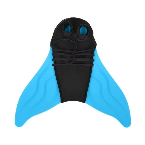 Mermaid Swimming Monofin Training Flipper Swim Fin For Kids Adults 6