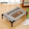 Breathable Elevated Pet Bed Cooling OffGround Cat Dog Bed With Washable Cover For All Seasons 7