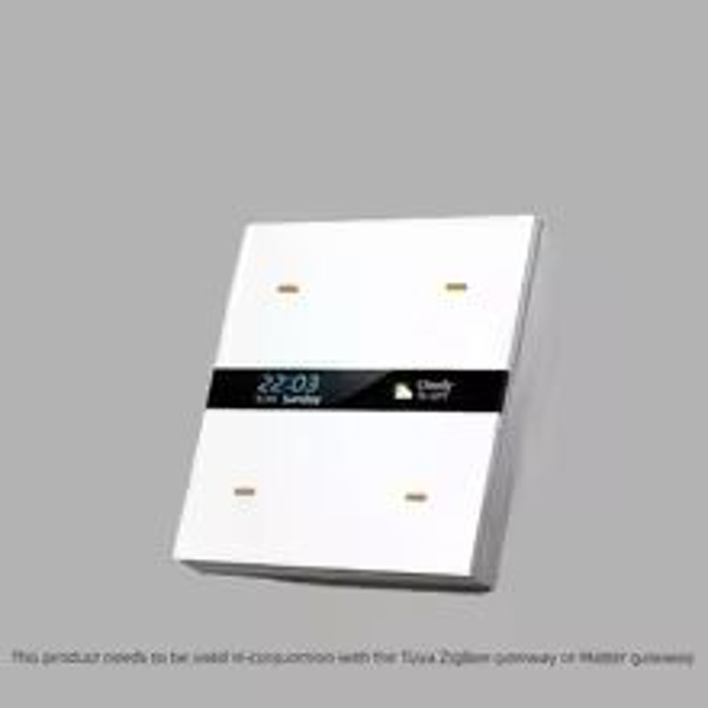 M8Pro Tuya Smart Switch With Zigbee Hub MultiDevice Control HD Display Customizable Keys 8