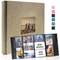 Linen 4x6 Photo Album 600 Pocket Large Capacity Album With Horizontal Vertical Display 0