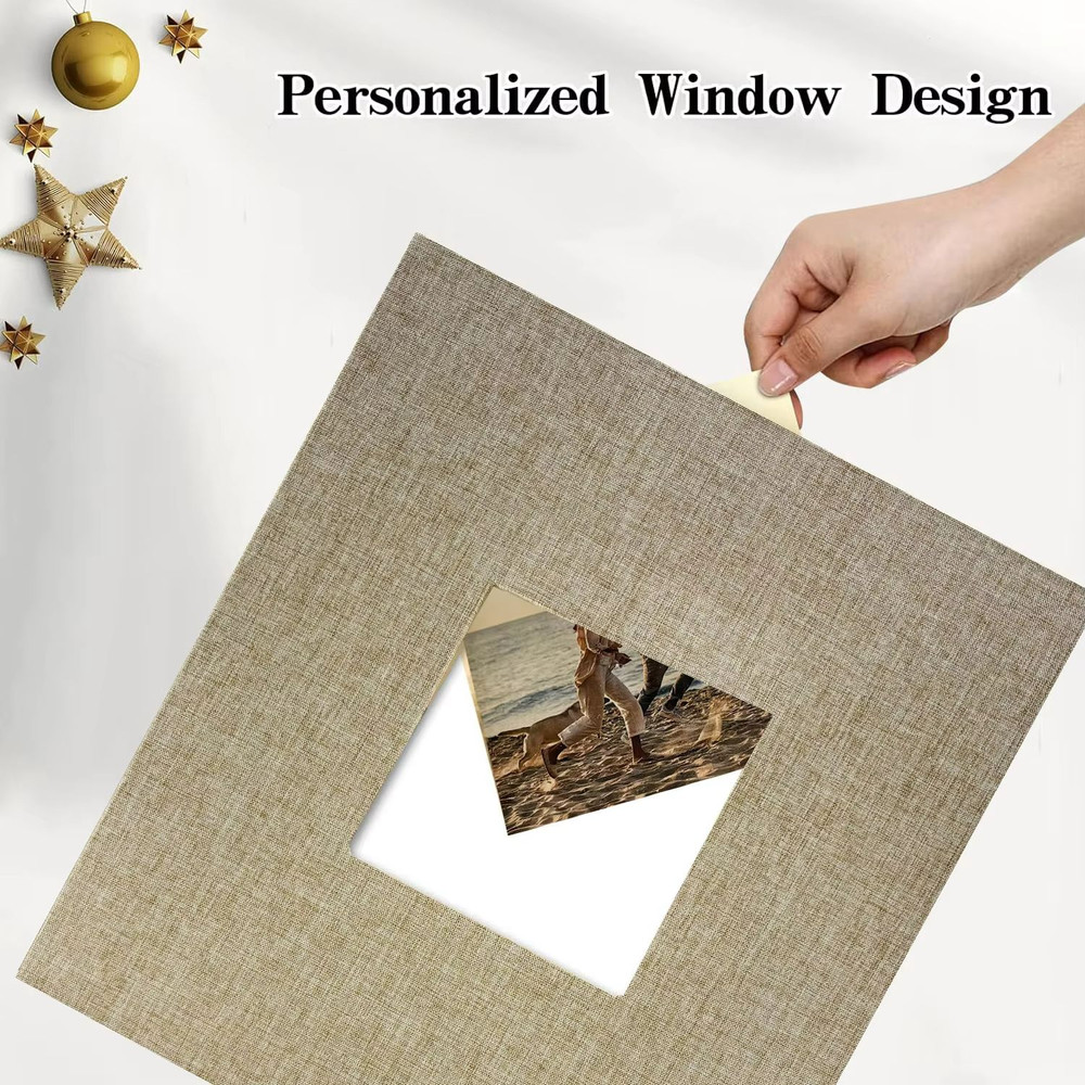 Linen 4x6 Photo Album 600 Pocket Large Capacity Album With Horizontal Vertical Display 1