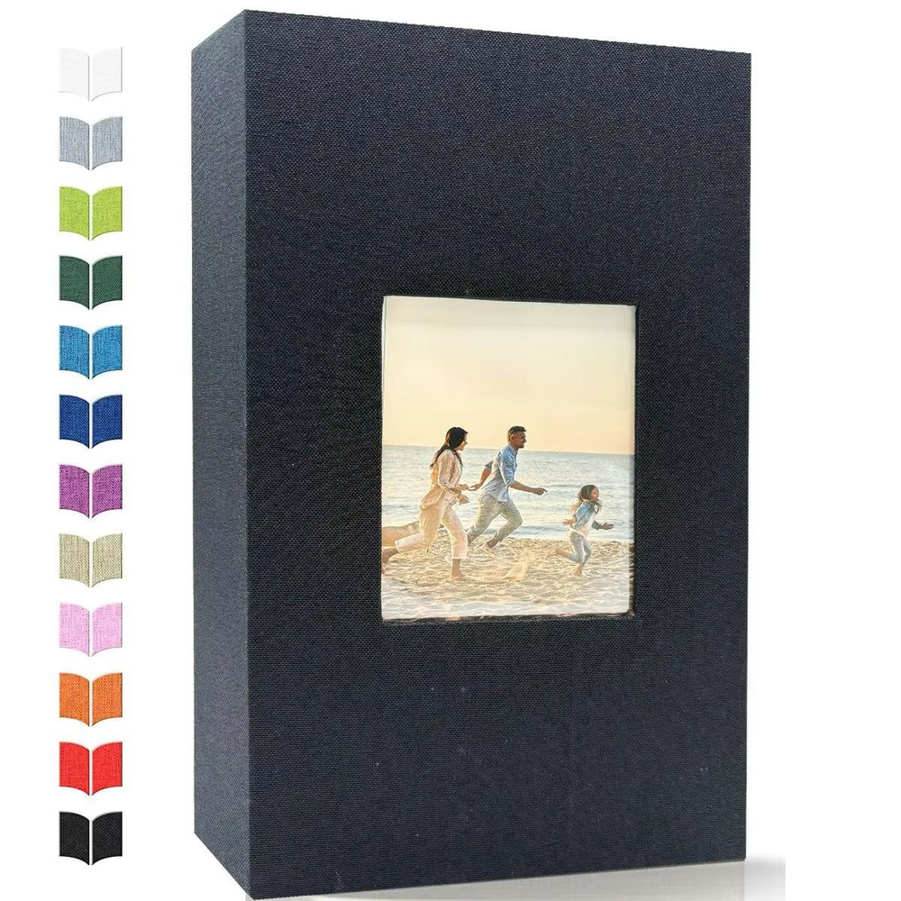 Linen 4x6 Photo Album 600 Pocket Large Capacity Album With Horizontal Vertical Display 8