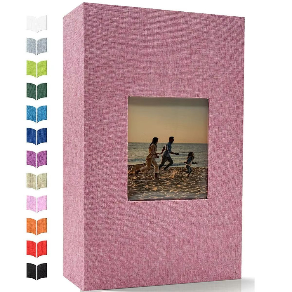 Linen 4x6 Photo Album 600 Pocket Large Capacity Album With Horizontal Vertical Display 9