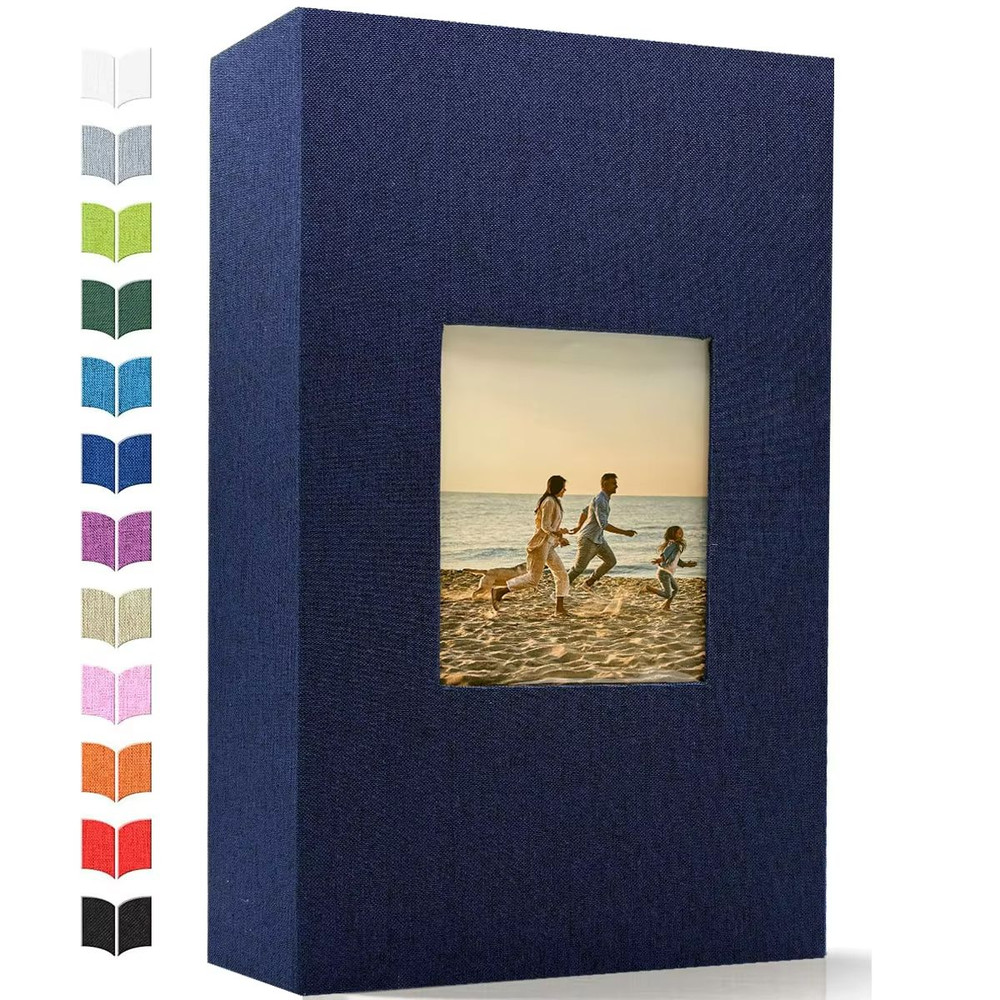 Linen 4x6 Photo Album 600 Pocket Large Capacity Album With Horizontal Vertical Display 11