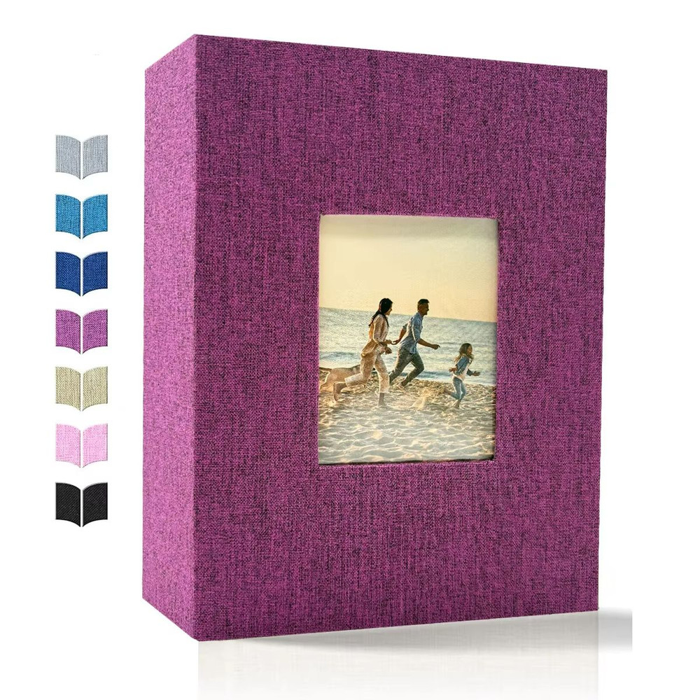 Linen 4x6 Photo Album 600 Pocket Large Capacity Album With Horizontal Vertical Display 12