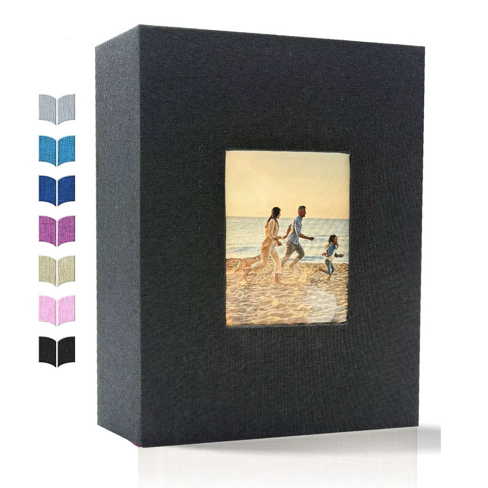 Linen 4x6 Photo Album 600 Pocket Large Capacity Album With Horizontal Vertical Display 14