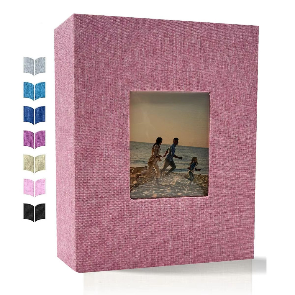 Linen 4x6 Photo Album 600 Pocket Large Capacity Album With Horizontal Vertical Display 15