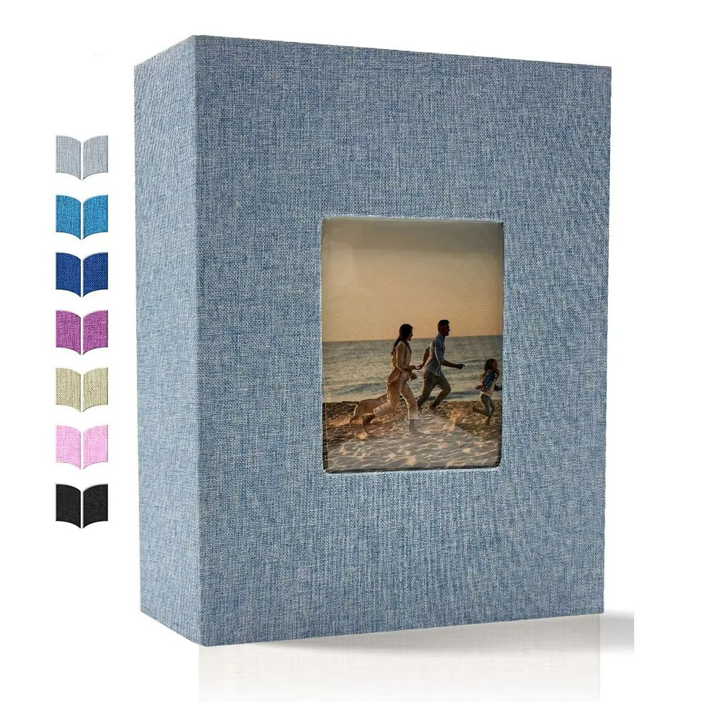Linen 4x6 Photo Album 600 Pocket Large Capacity Album With Horizontal Vertical Display 18