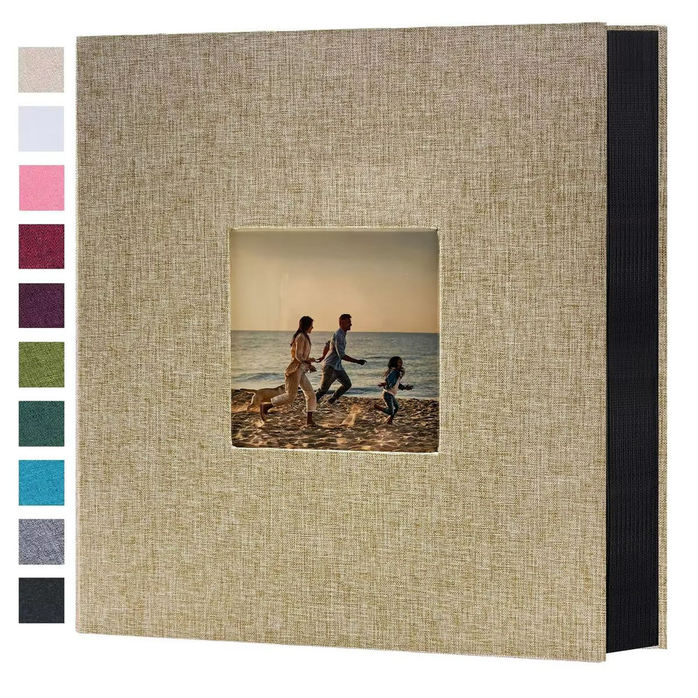 Linen 4x6 Photo Album 600 Pocket Large Capacity Album With Horizontal Vertical Display 21