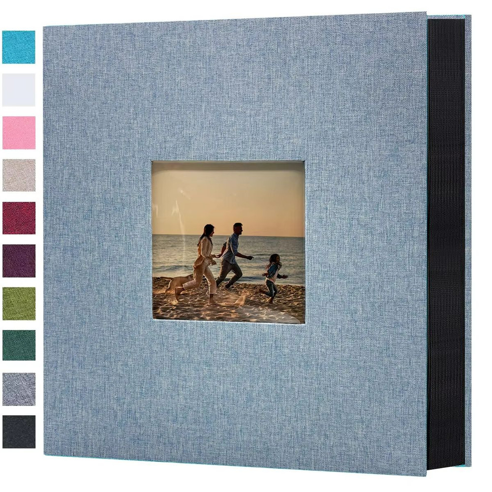 Linen 4x6 Photo Album 600 Pocket Large Capacity Album With Horizontal Vertical Display 22