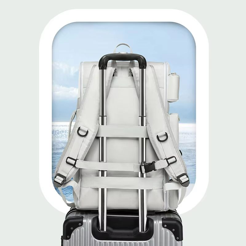 Large Capacity Gym Bag With Wet Dry Separation Travel Backpack Sports Training Bag 4