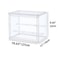 Clear Stackable Display Box Dustproof Plastic Storage Case For Collectibles Figures Cosmetics 5