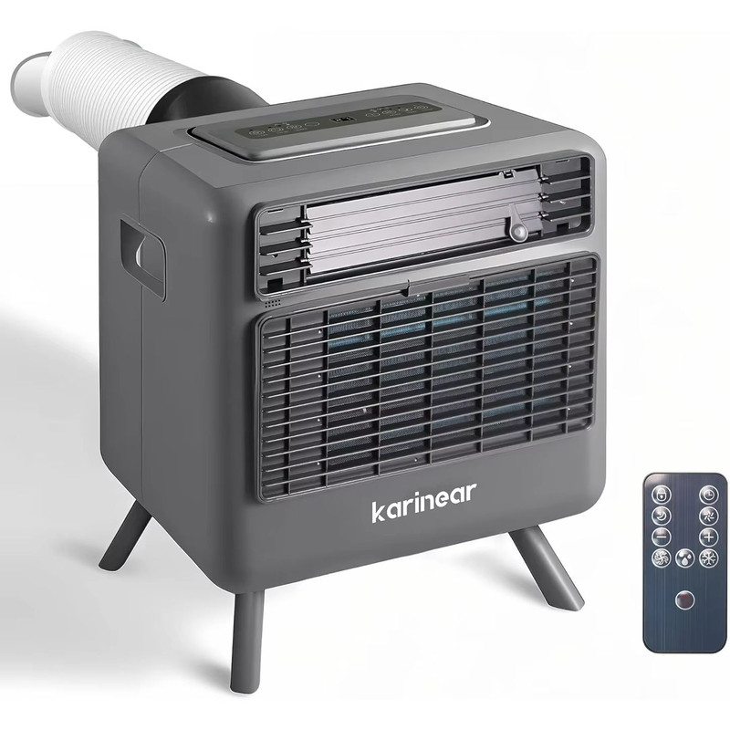 Portable Air Conditioner For Camping 3300BTU Fast Cooling AC Unit With 3 Modes 24H Timer 8