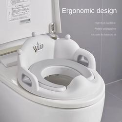 baby toilet training seat – child potty seat ring with cushion for boys & girls