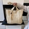 French Style Woven Straw Tote Bag Large Capacity Shoulder Handbag For Women Beach Vacation Casual 3