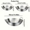 Large Stainless Steel Wok Pan Durable Uncoated Chef Pan With Dual Handles Easy To Clean 4