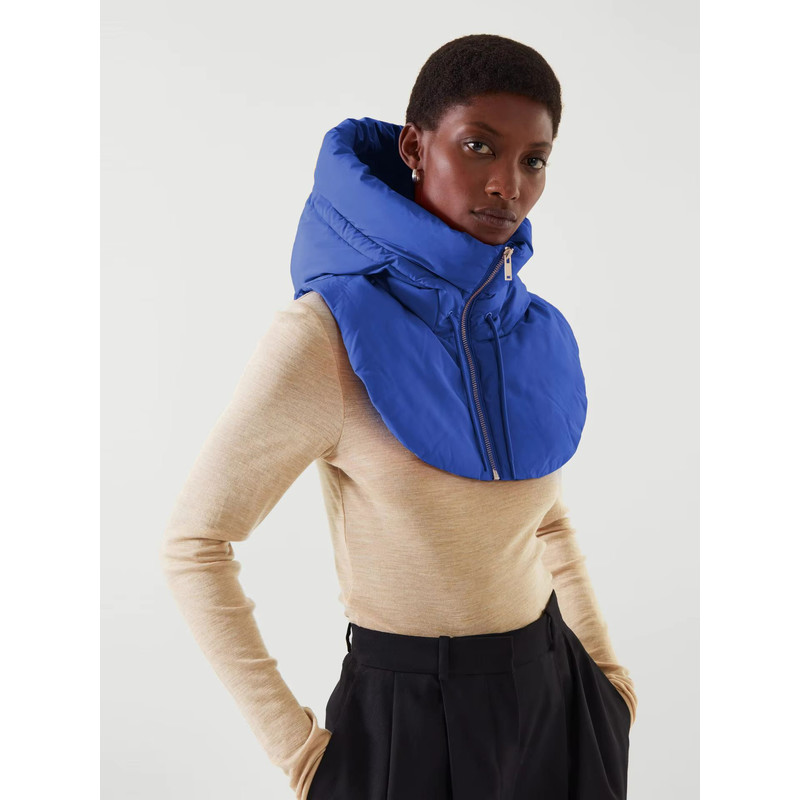 Winter Cotton Thickened Hooded Jacket With Scarf Beanie Windproof Snow Protection For Men And Wom 9