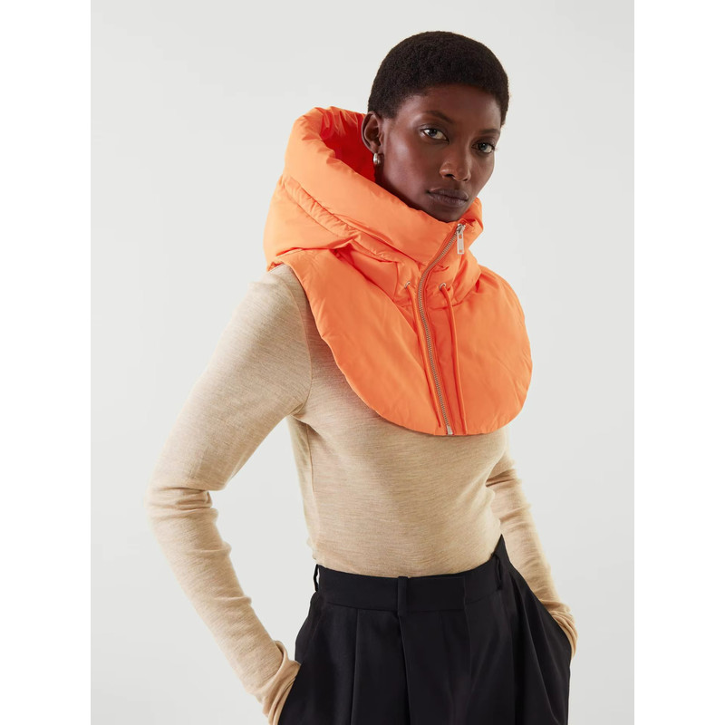 Winter Cotton Thickened Hooded Jacket With Scarf Beanie Windproof Snow Protection For Men And Wom 10