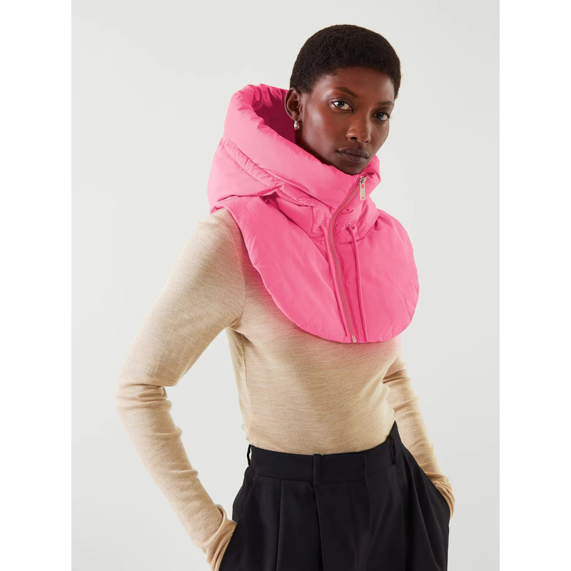 Winter Cotton Thickened Hooded Jacket With Scarf Beanie Windproof Snow Protection For Men And Wom 11