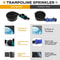 Trampoline Sprinkler Kit Outdoor Water Play System For Kids Summer Fun 49ft15M 4
