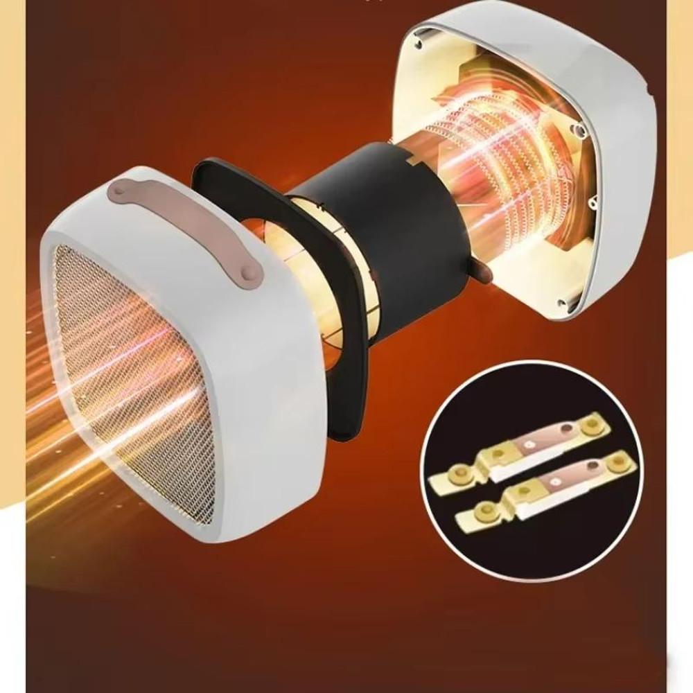 500W Portable Desktop Heater Fast Heating With Intelligent Thermostat Overheat Protection 3