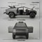 Pickup Truck Toy Car 1 Is To 32 Scale Die Cast Model With Lights Sound Pull Back 2