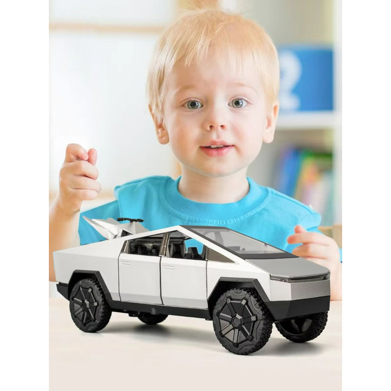 Pickup Truck Toy Car 1 Is To 32 Scale Die Cast Model With Lights Sound Pull Back 4