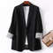 Womens Plaid Blazer Elegant Office Suit Coat For Work Casual Wear 8