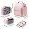 Large Travel Makeup Bag Organizer With Removable Cosmetic Cases Jewelry Roll 2