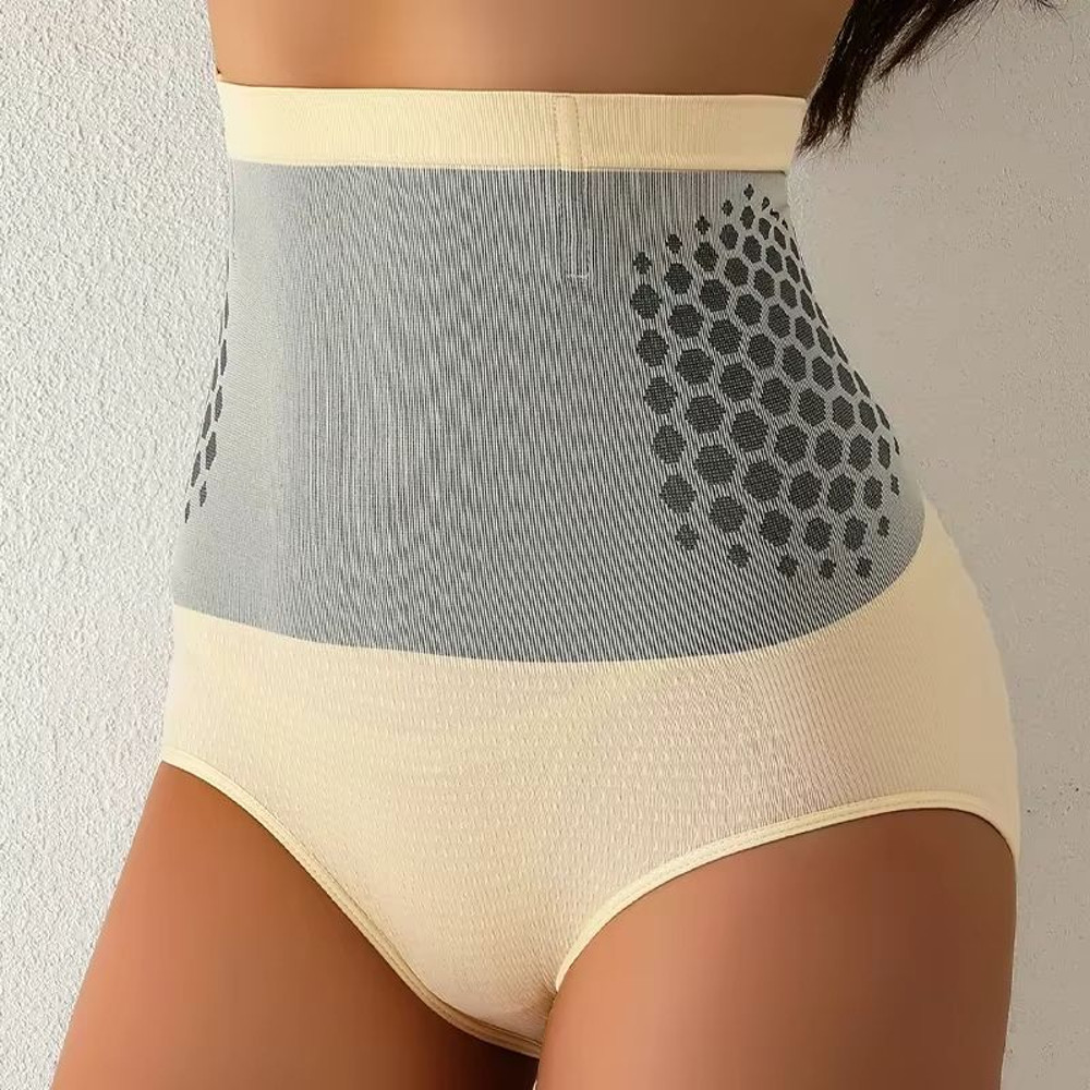Seamless High Waist Control Panties Womens Body Shaping Briefs With Magnetic Therapy Warmth 5