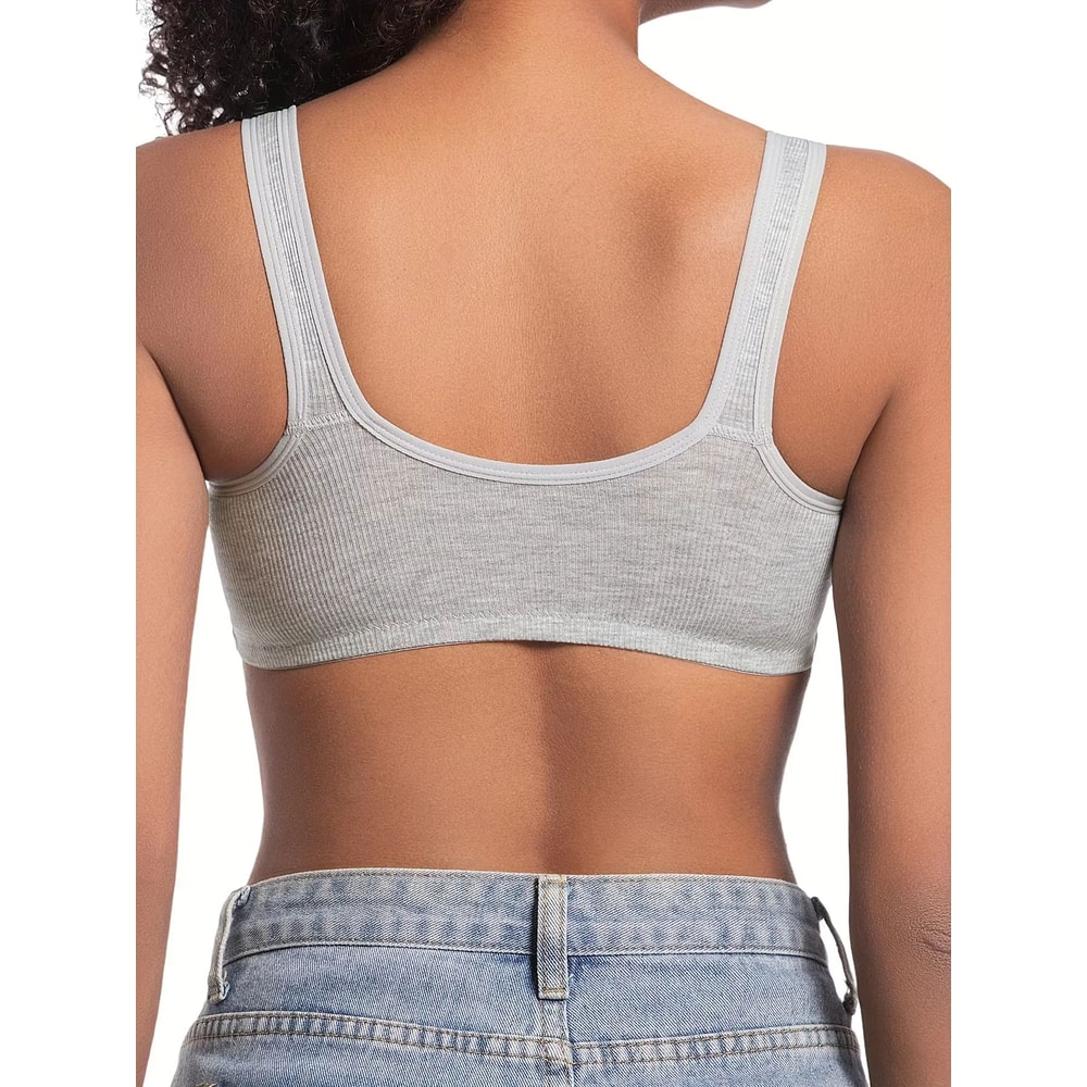 WireFree Front Closure Bra WomenS Full Coverage Comfort Bra With Fixed Cups For Everyday Support 2