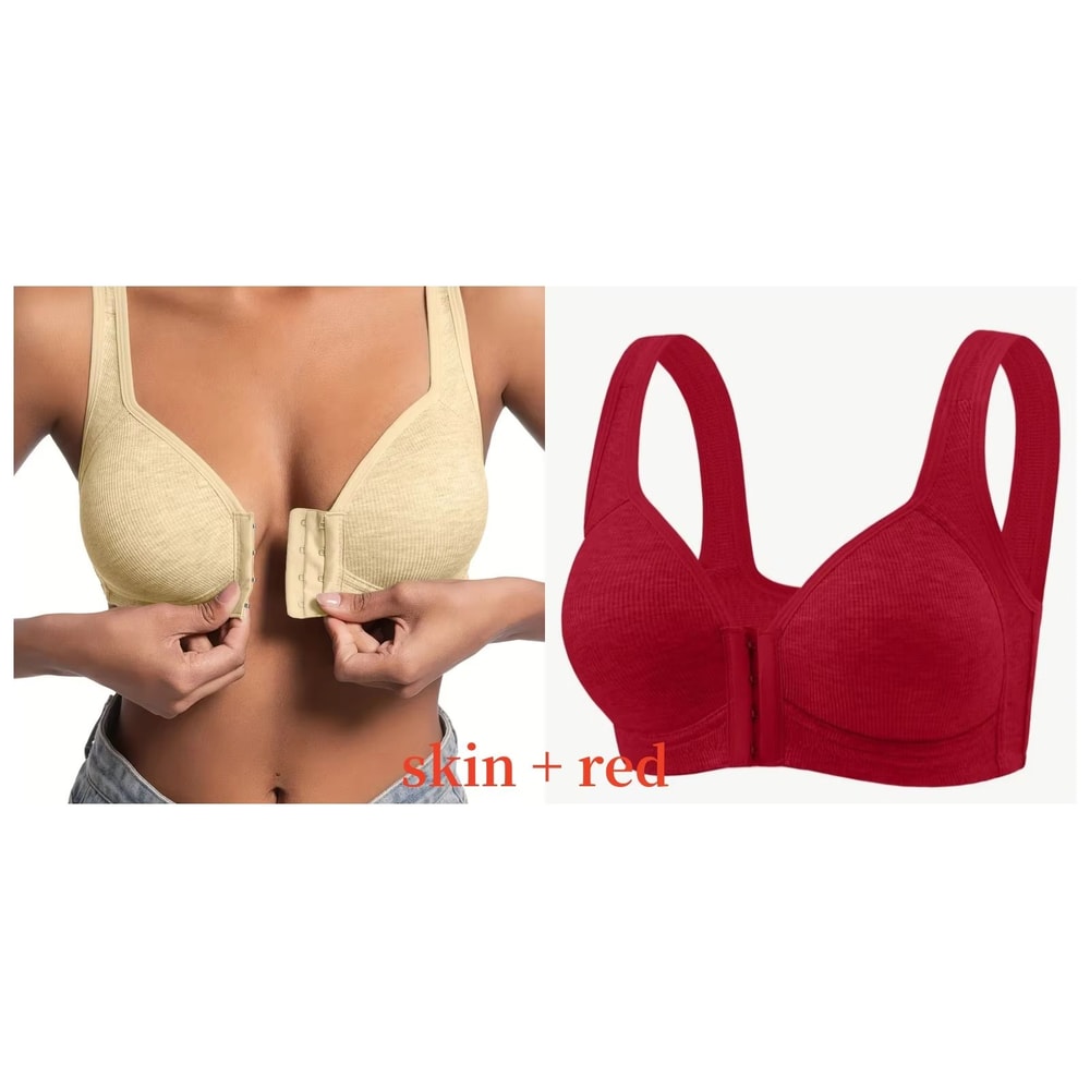 WireFree Front Closure Bra WomenS Full Coverage Comfort Bra With Fixed Cups For Everyday Support 18