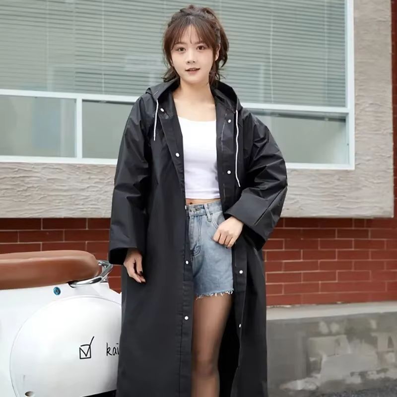 Unisex EVA Raincoat Thickened Waterproof Rainwear Suit For Men Women Camping Outdoor Use 3